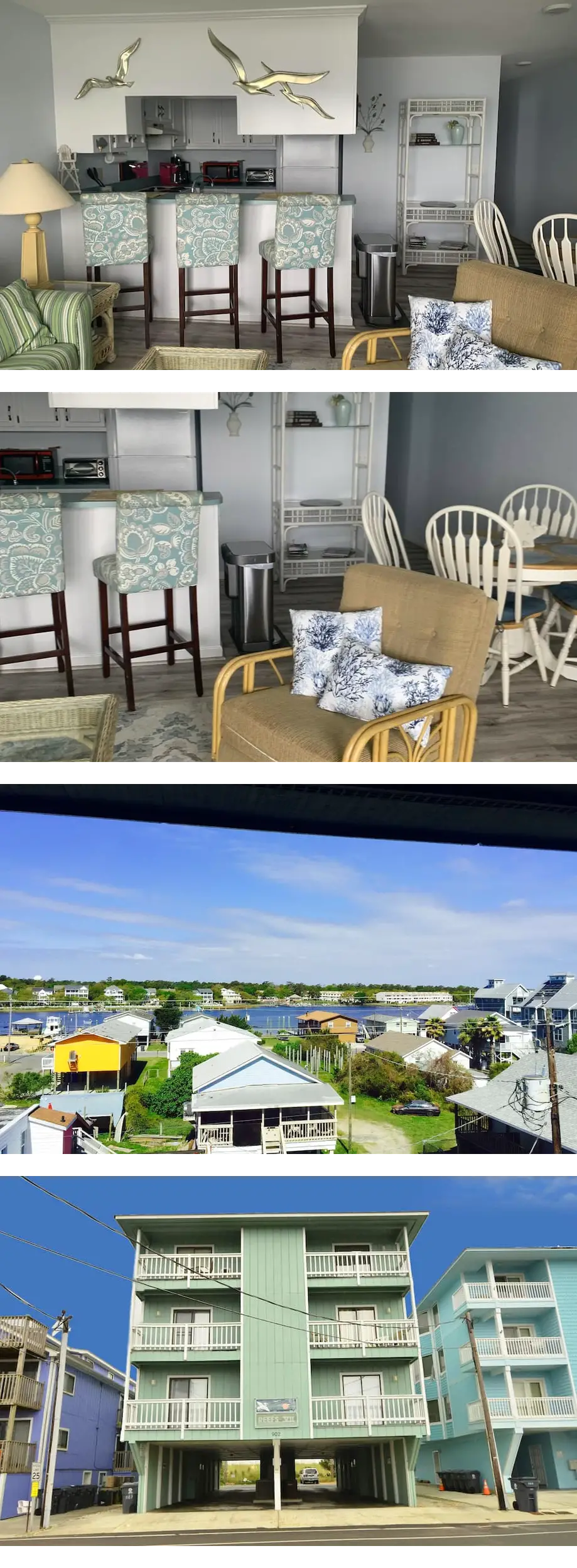 Oceanfront dog friendly beach condo. 910...