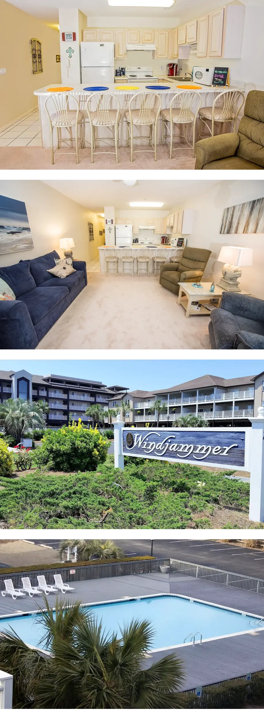 Private Ocean Front Windjammer Condo Spe...
