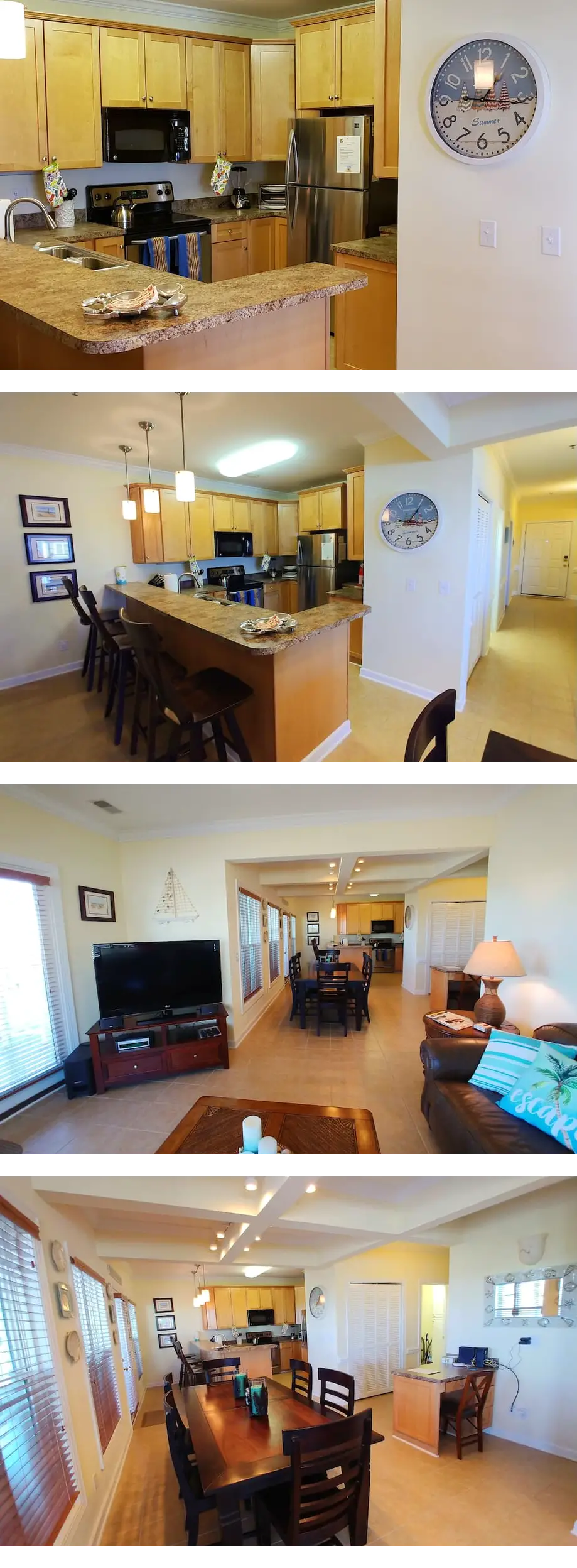 Vacation in this tranquil coastal condo ...