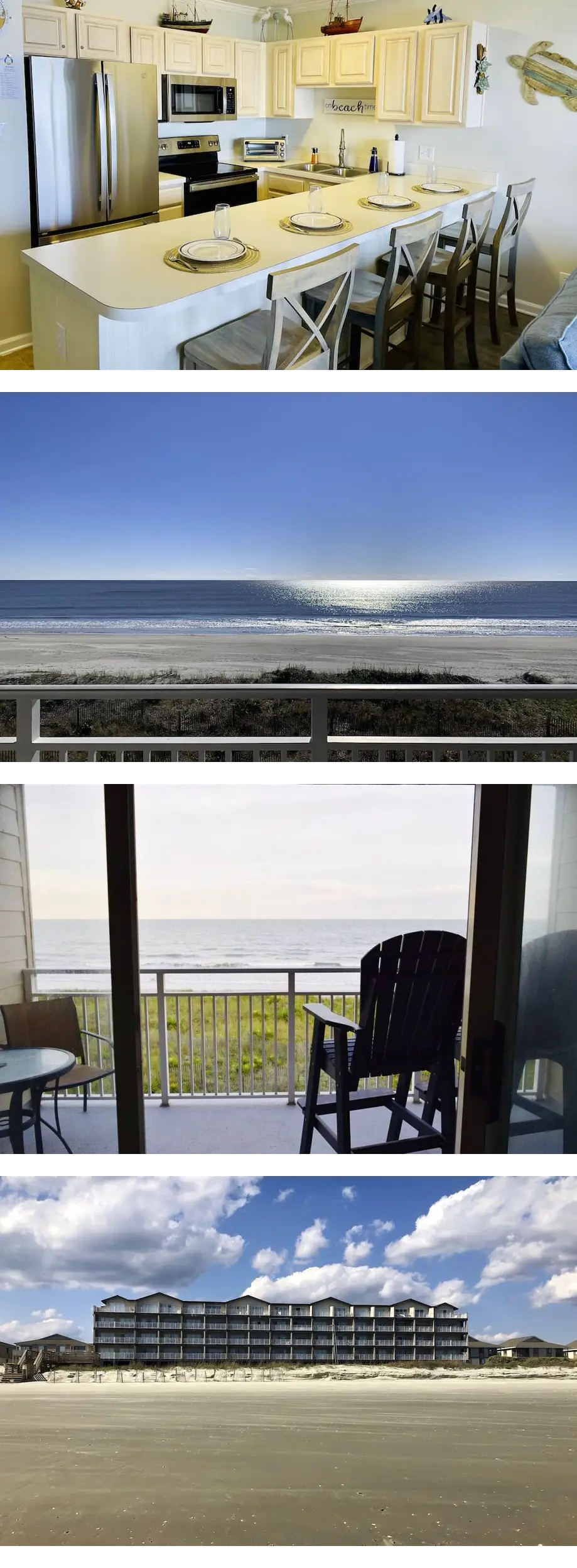 Oceanfront condo 2BR direct beach access...