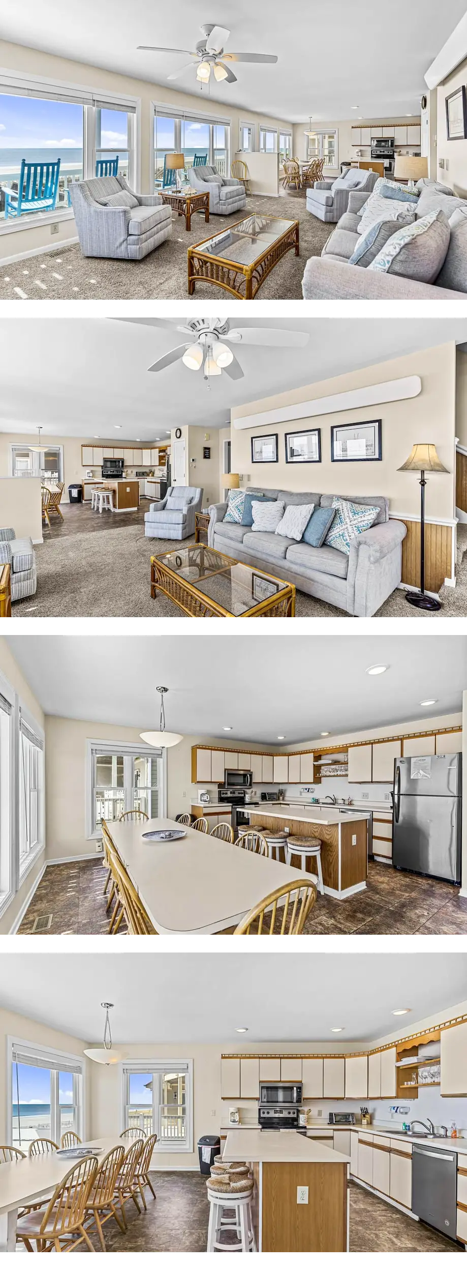 Beachfront Home w/Two Oceanfront Covered...
