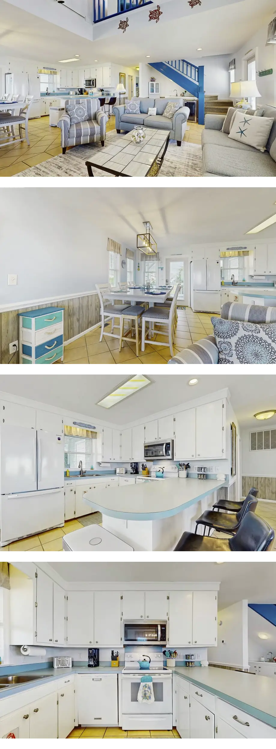 Attractive, oceanfront house with beach ...