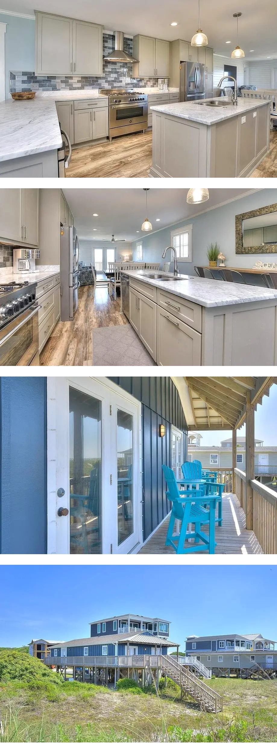 5BR\/3BA - Oceanfront Walk to Pier, 2 Do...