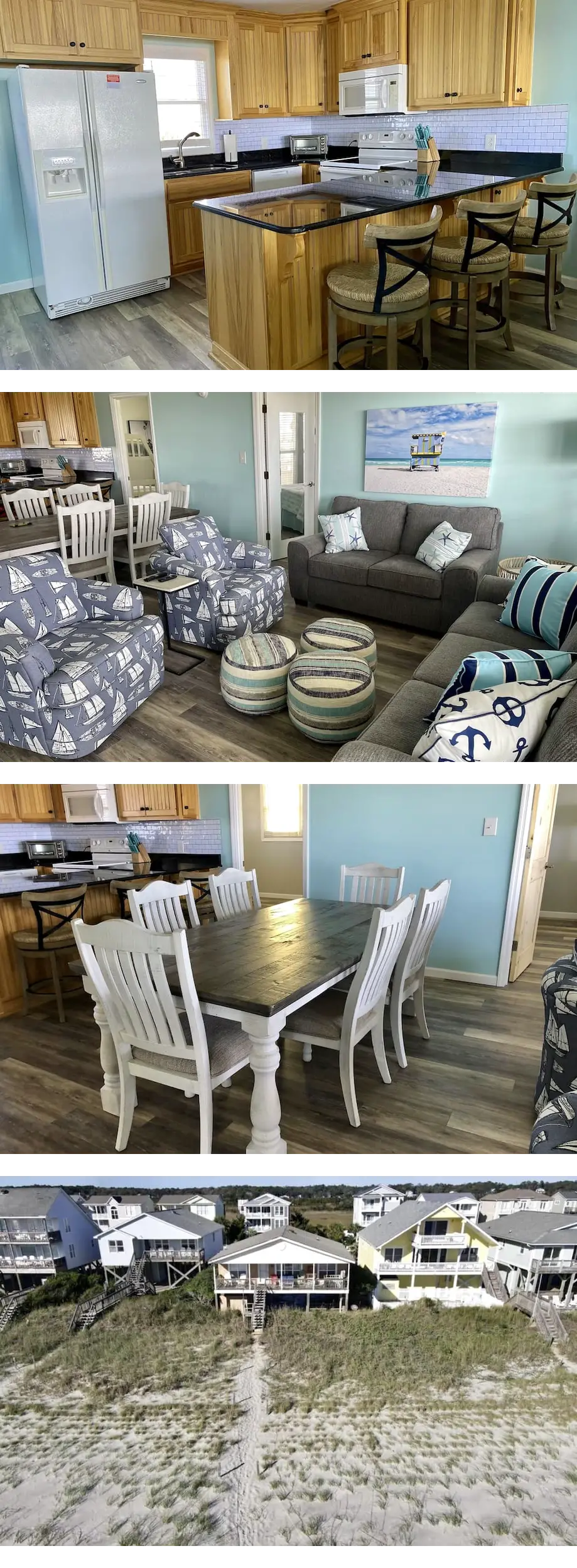 Relaxing Oceanfront Holden Beach Getaway