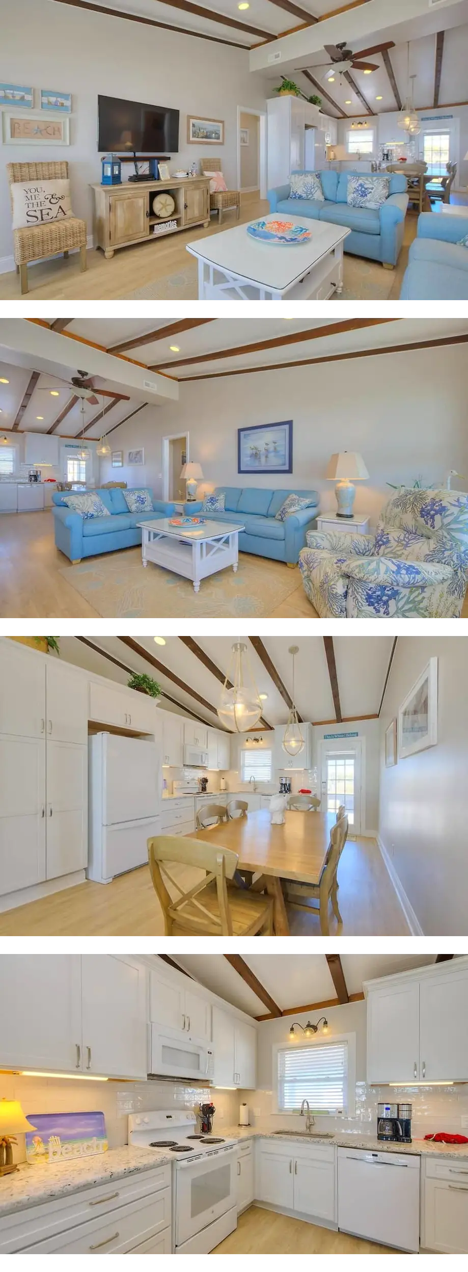 Charming, Oceanfront -4 Bedrooms/2 Bath-...