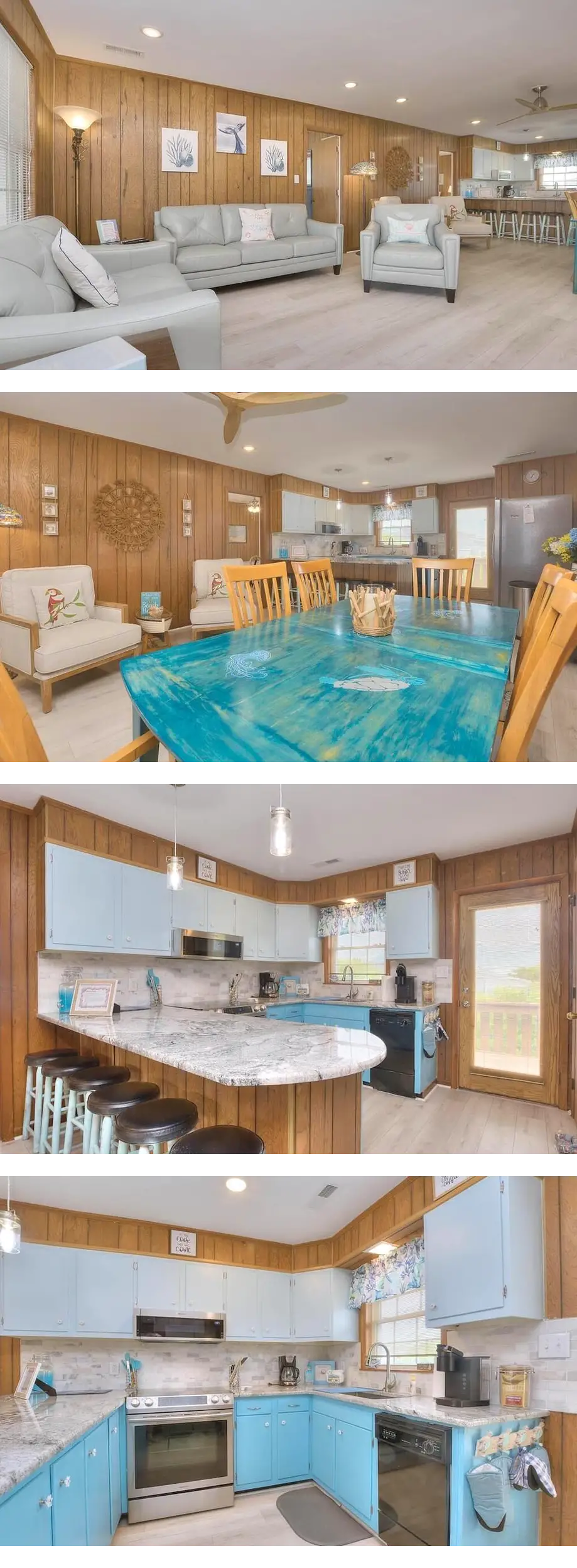 4BR/2BA Home - 2nd Row, Ocean Views, Wal...