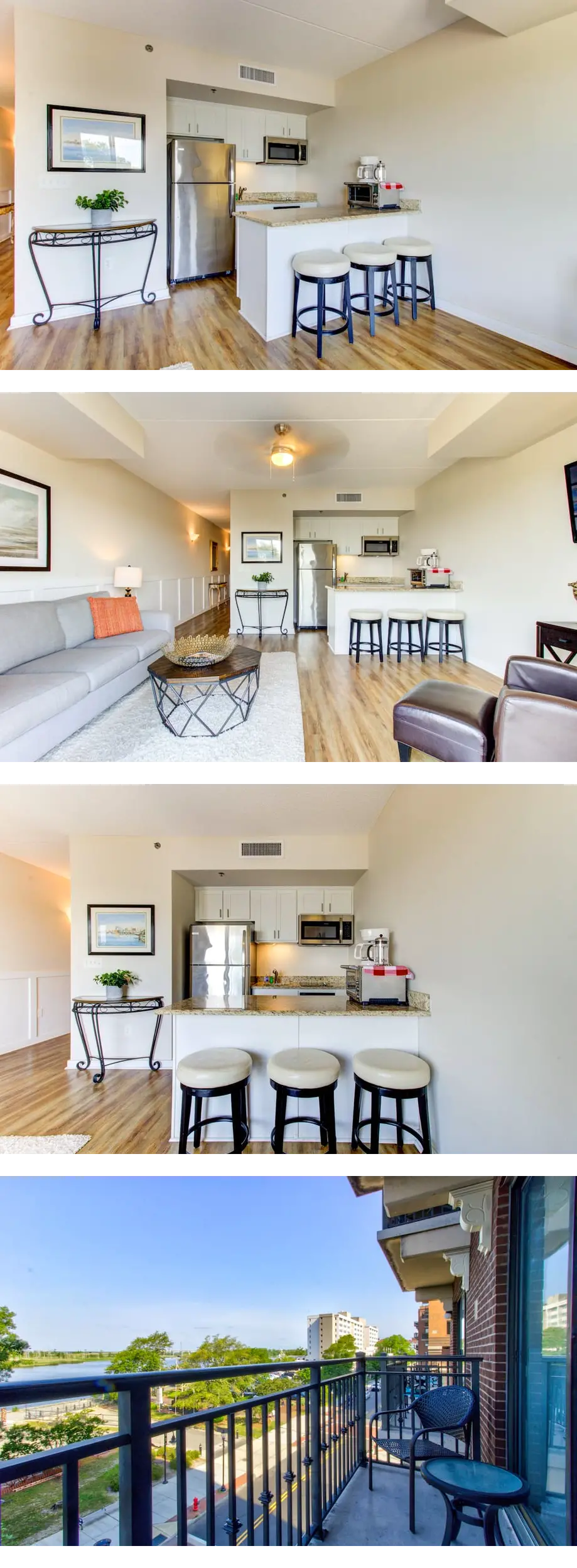 Downtown condo w/balcony view of Cape Fe...