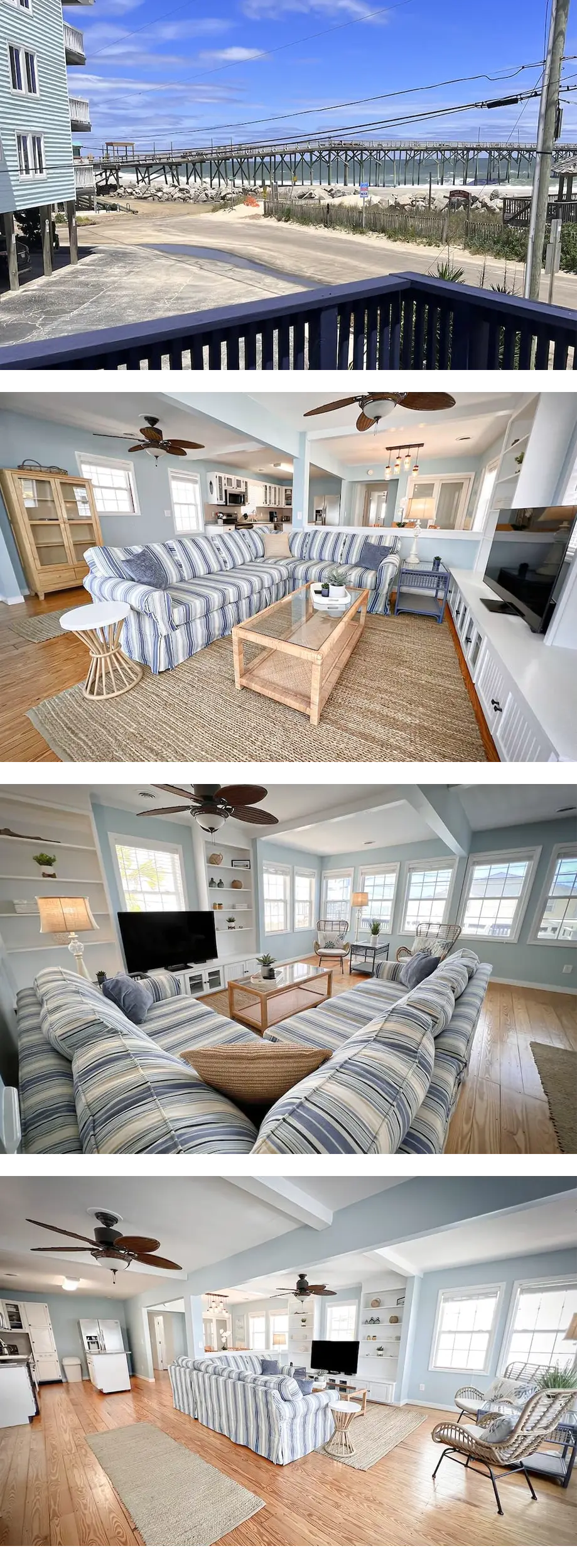 Ocean views, large deck, only 180 ft. fr...