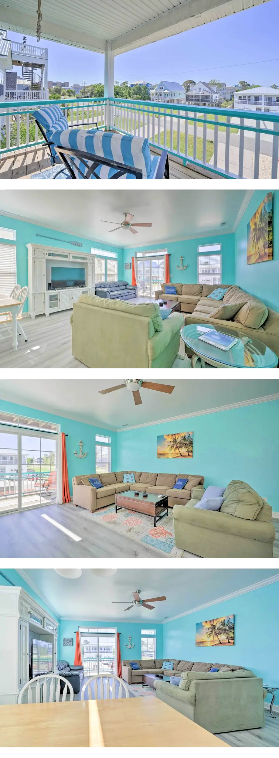 Calm Coastal Haven w/ 2 Balconies Near B...