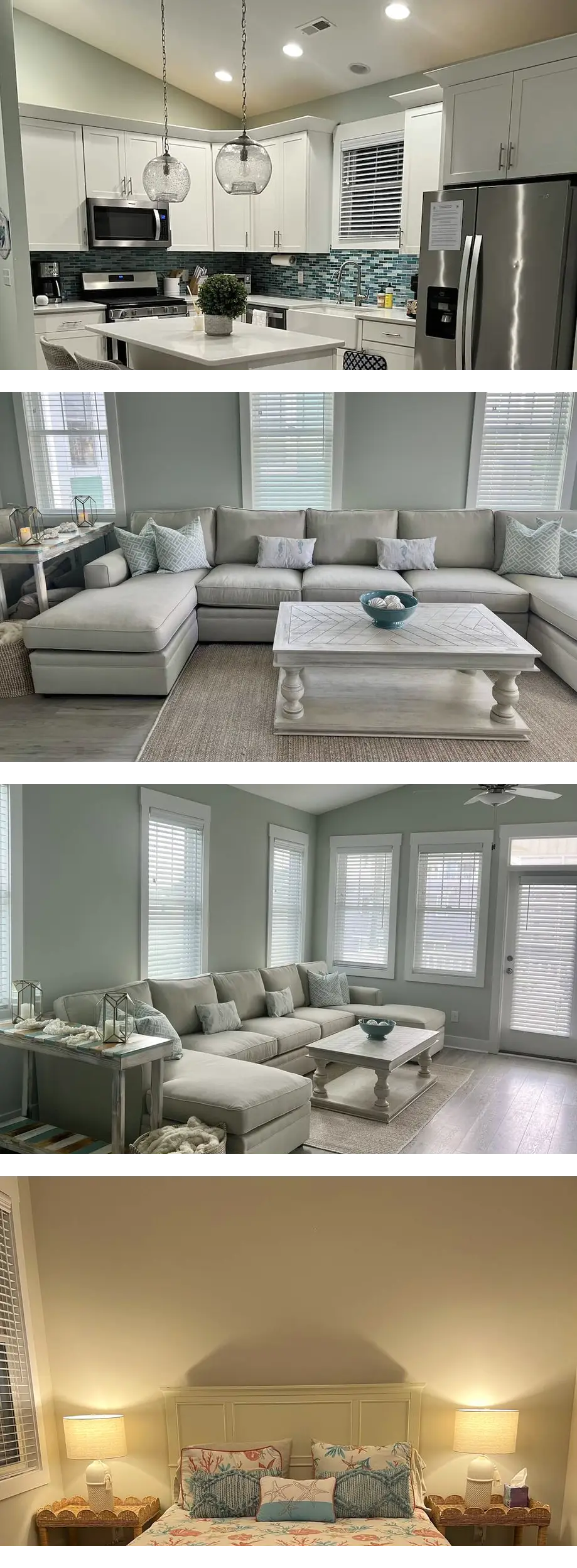 Gorgeous home one block from beach w/pri...