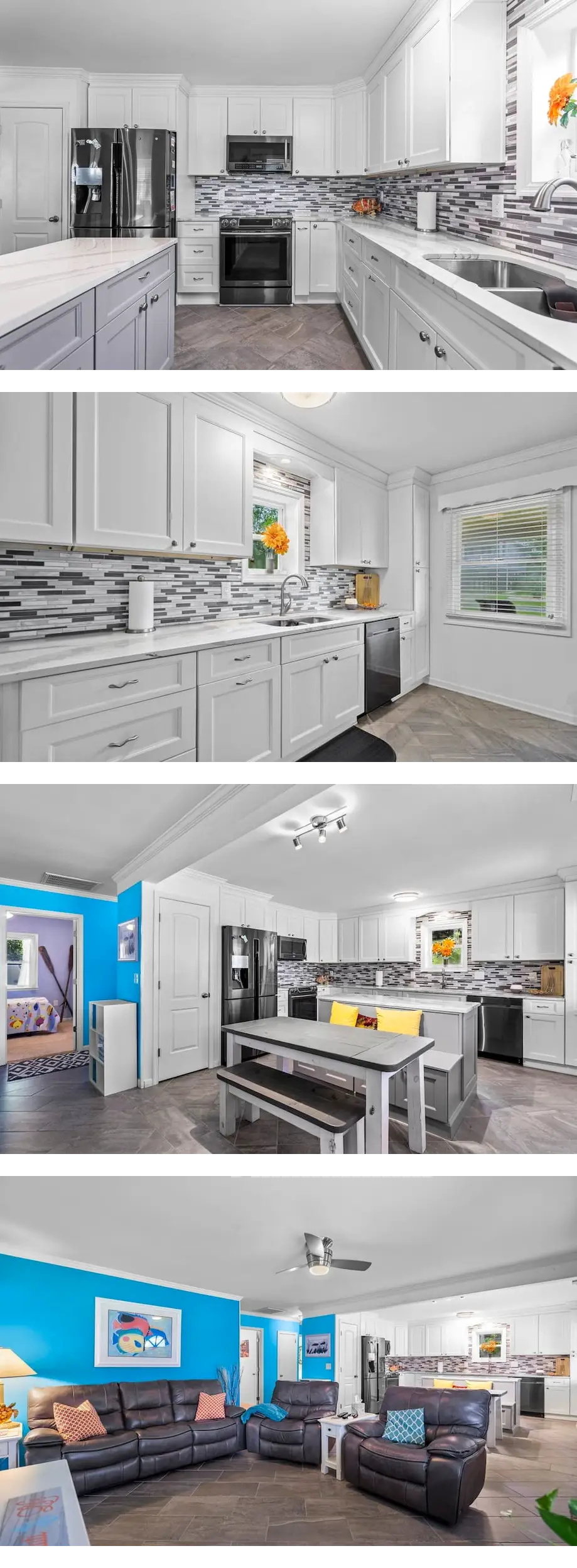 The Island House is close to the beach w...