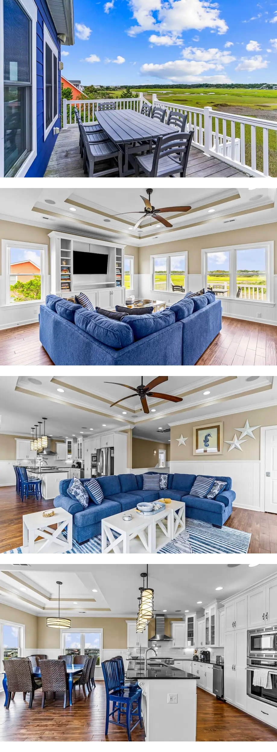 Coastal retreat with ocean + marsh views...