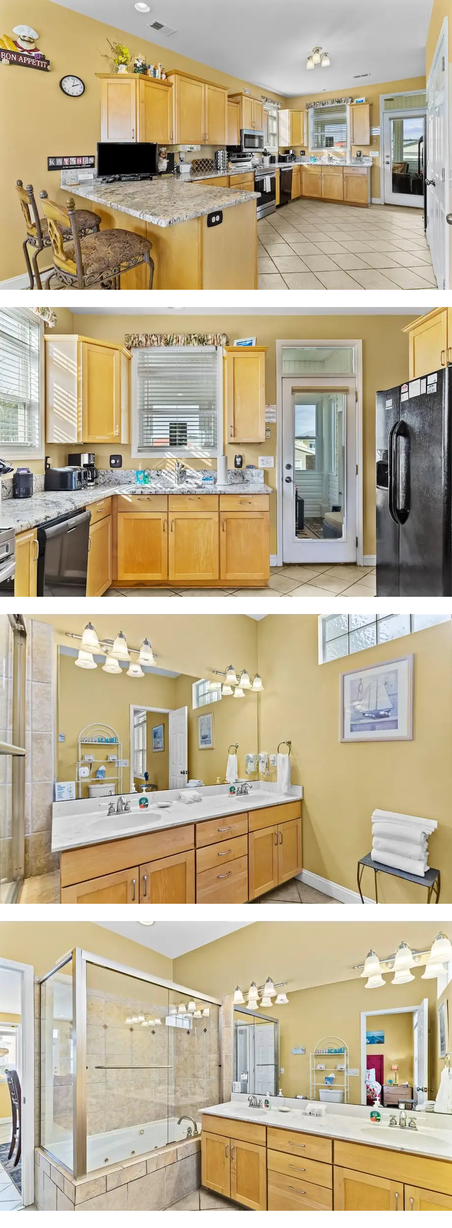 Three-story home with decks, private poo...