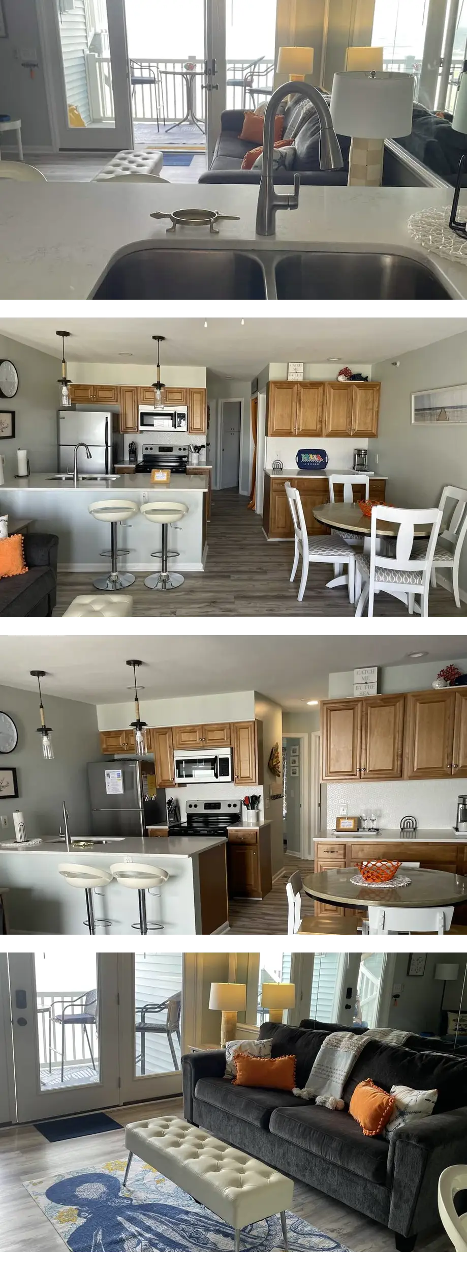 OCEAN FRONT- ONE BEDROOM Steps to sand,s...