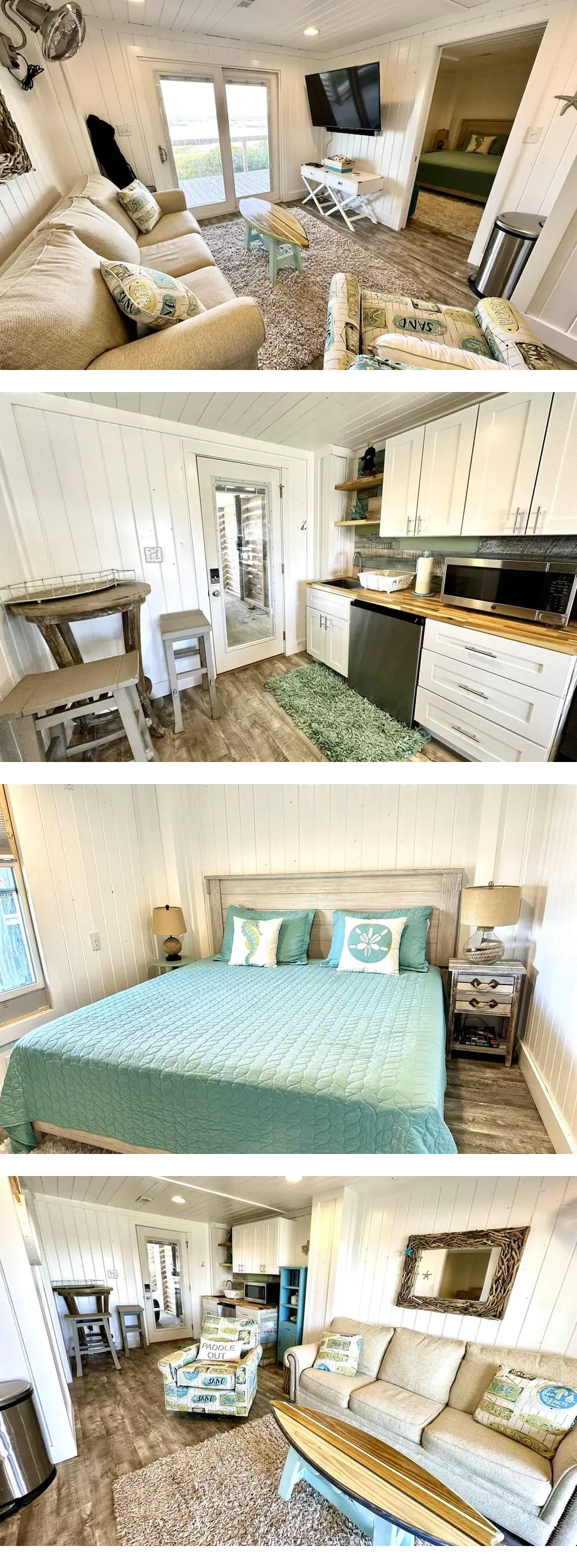 Chic oceanfront suite for cozy beach get...