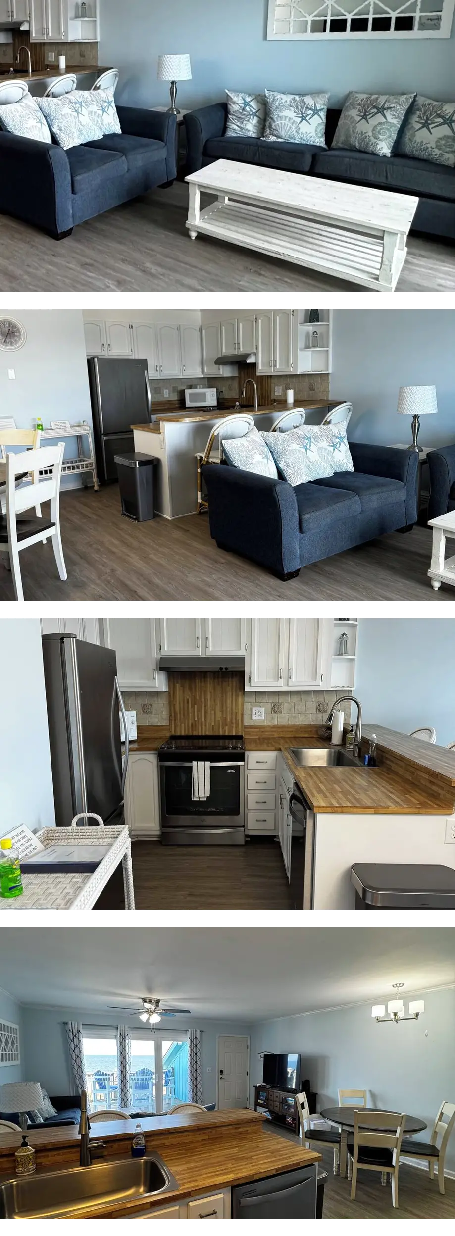 Oceanfront top floor condo .. steps away...