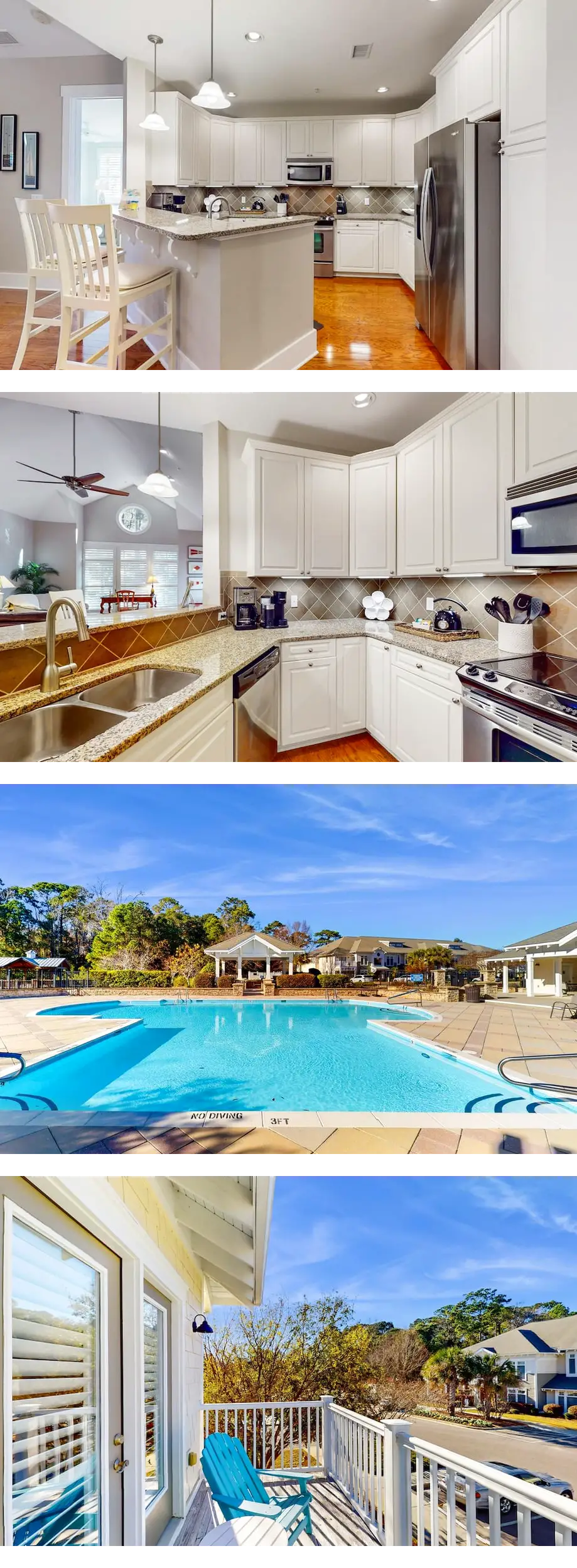 Second-floor condo with private balcony,...