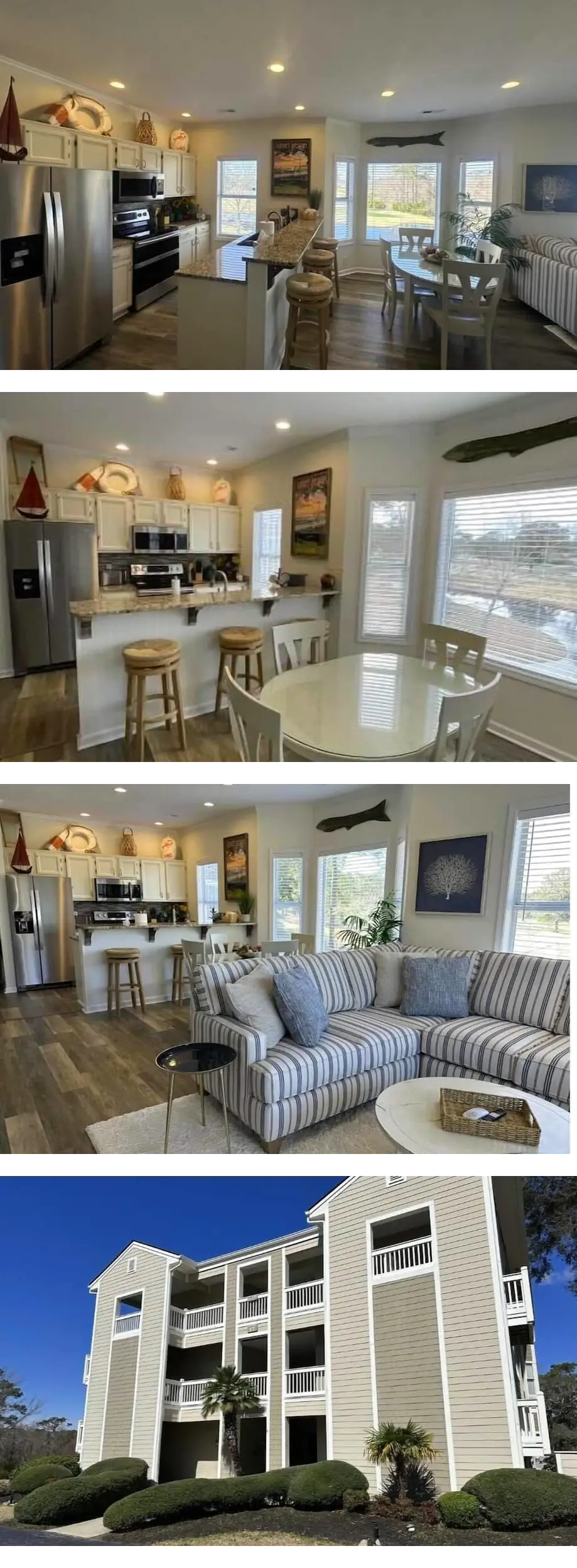 Remodeled Luxury Sea Trail Condo Water V...