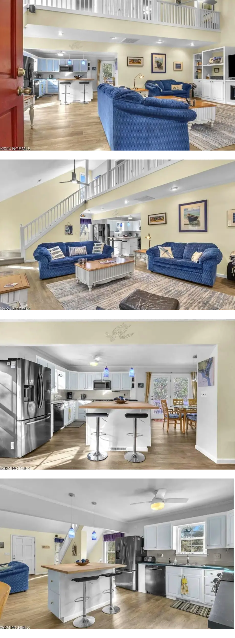 5 mins to beach, golf cart & fenced in y...