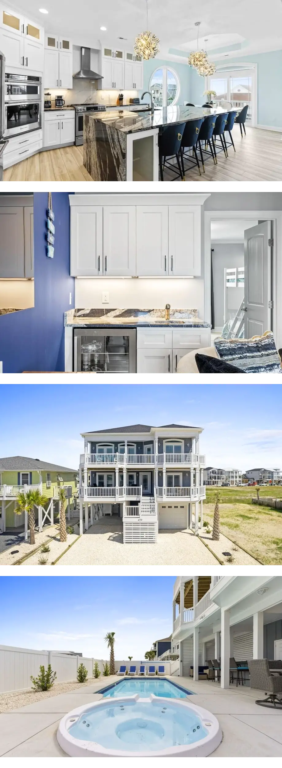 Beach Access - with pool and hottub