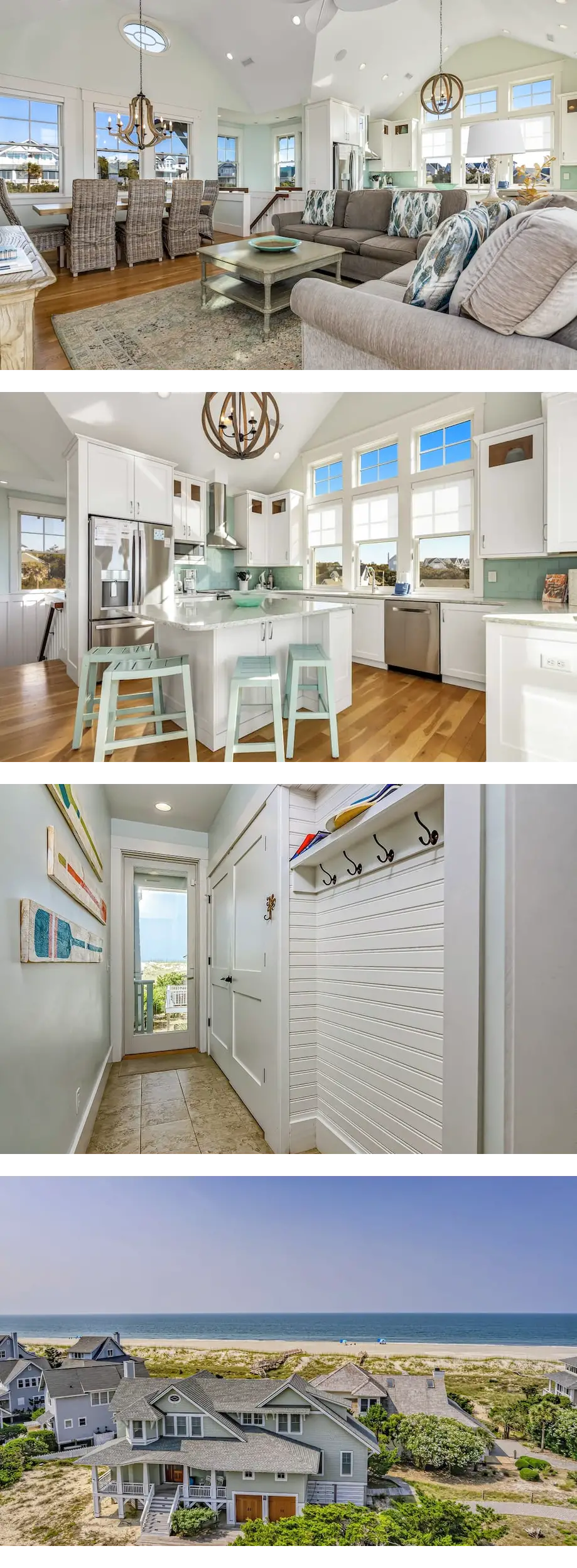 Ocean front 5 bedroom reverse floor plan...