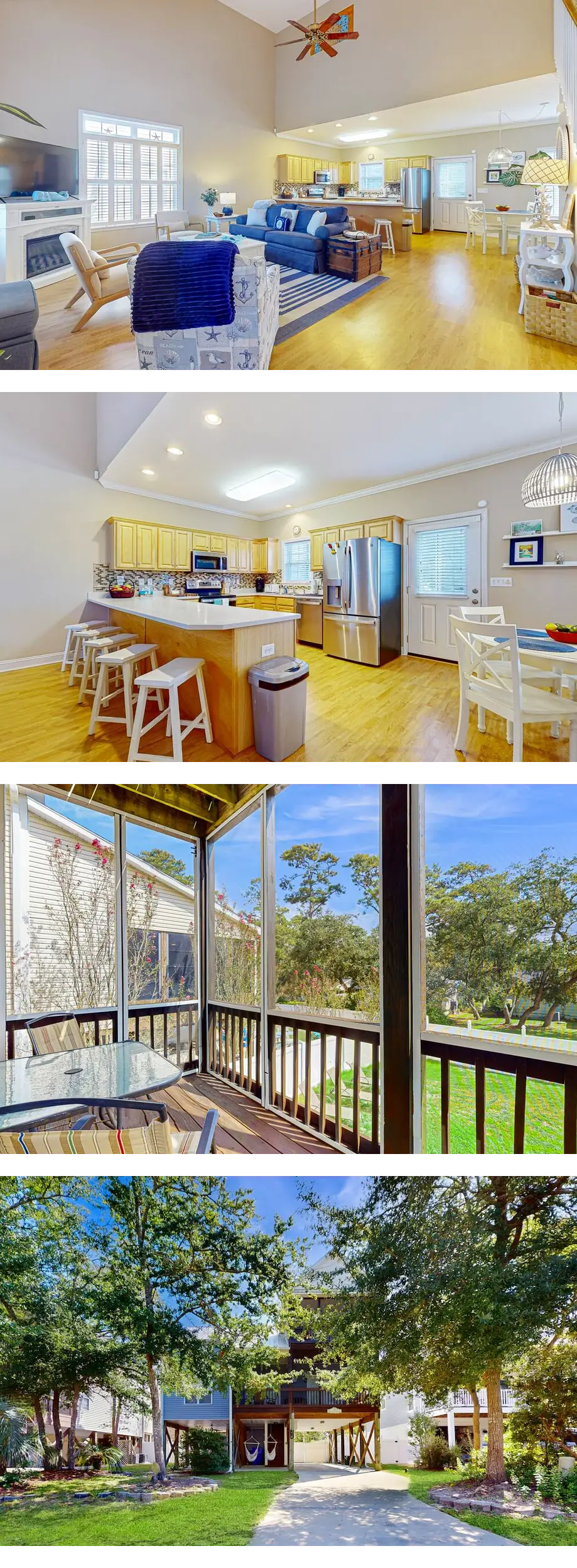 Dog friendly coastal home with fenced in...