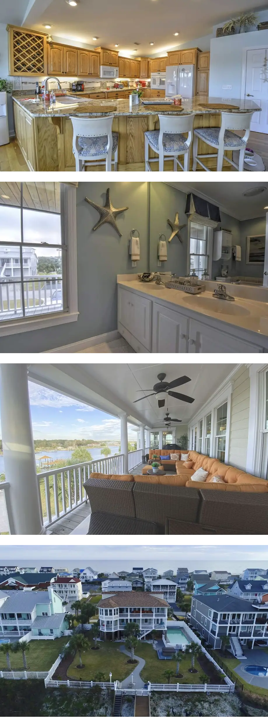 Holden Beach masterpiece loaded with 6 b...