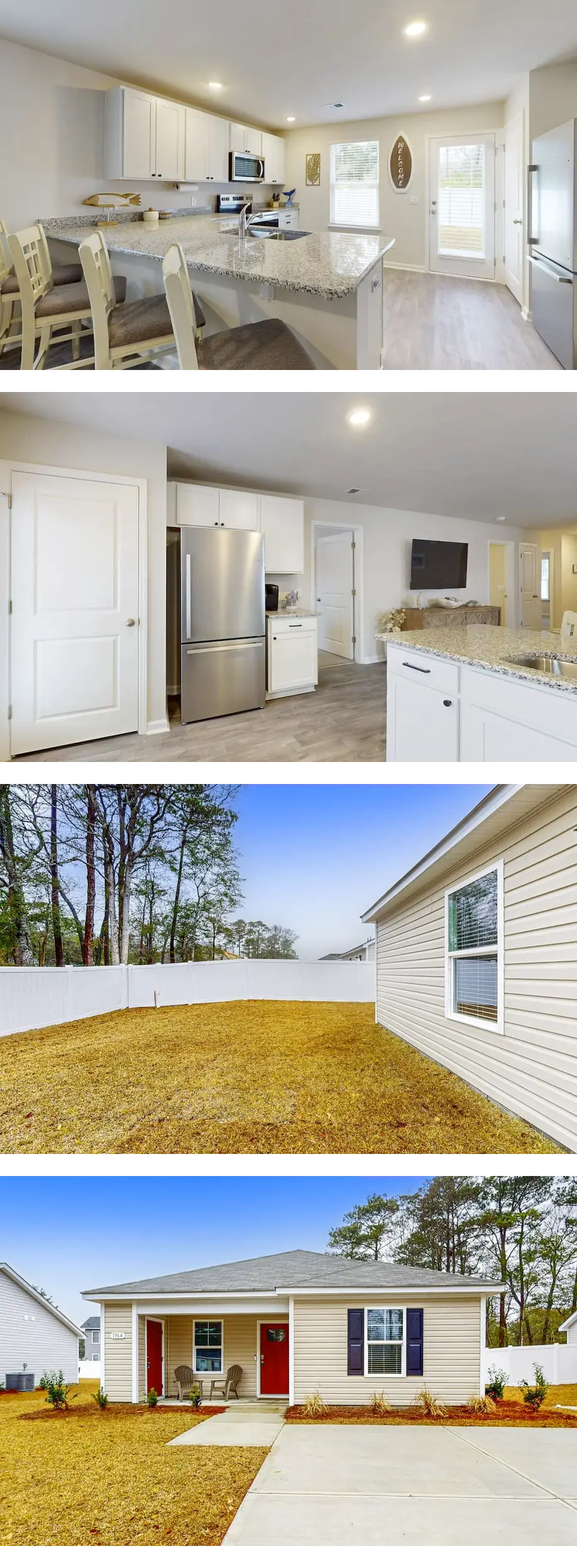 Coastal home with central AC & W/D - cl...