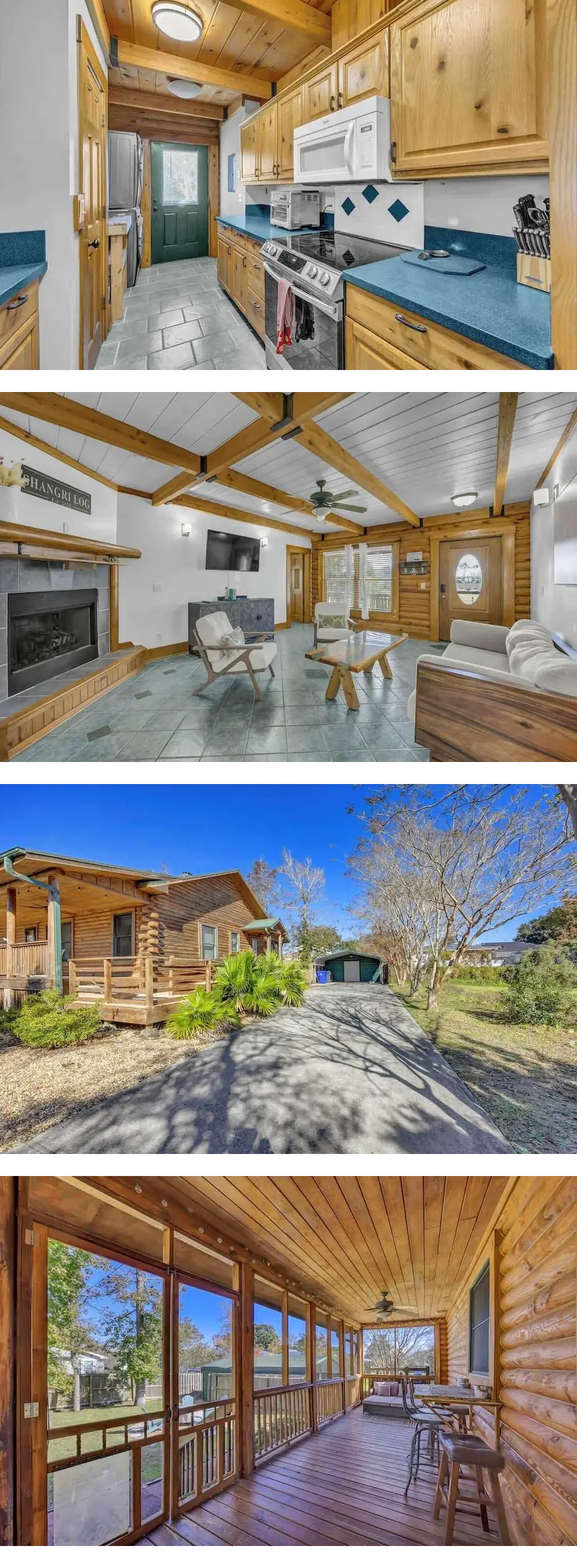 ShangriLog- log cabin at the beach
