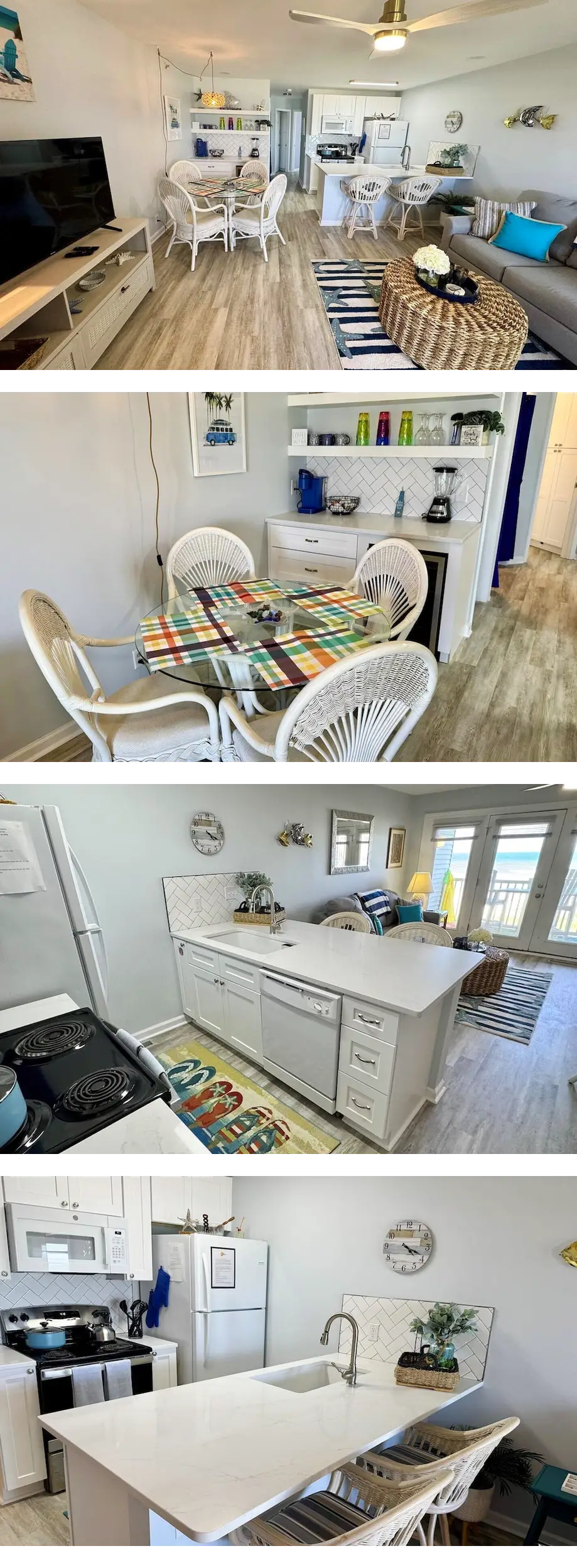 One bedroom oceanfront condo, private ba...