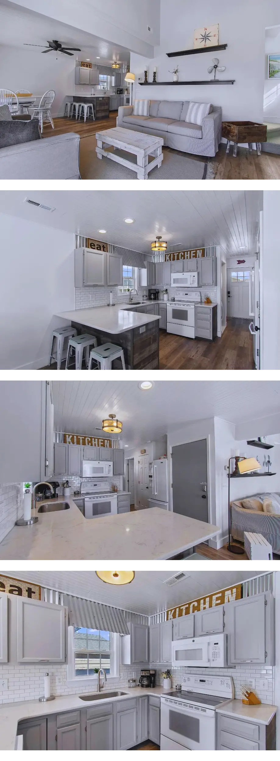 Rustic coastal themed home offering 4 be...