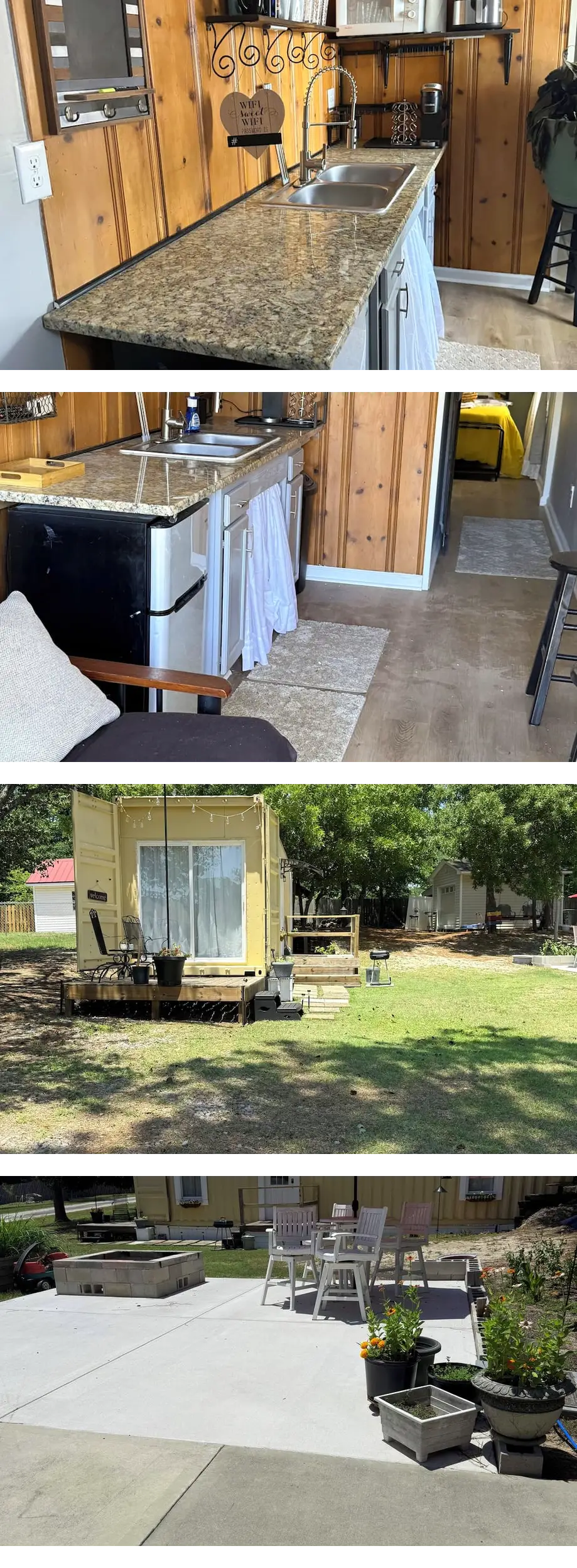 Quaint container home on private road 1b...
